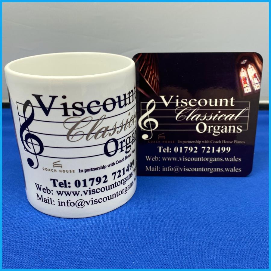 Viscount Mug and Coaster Set